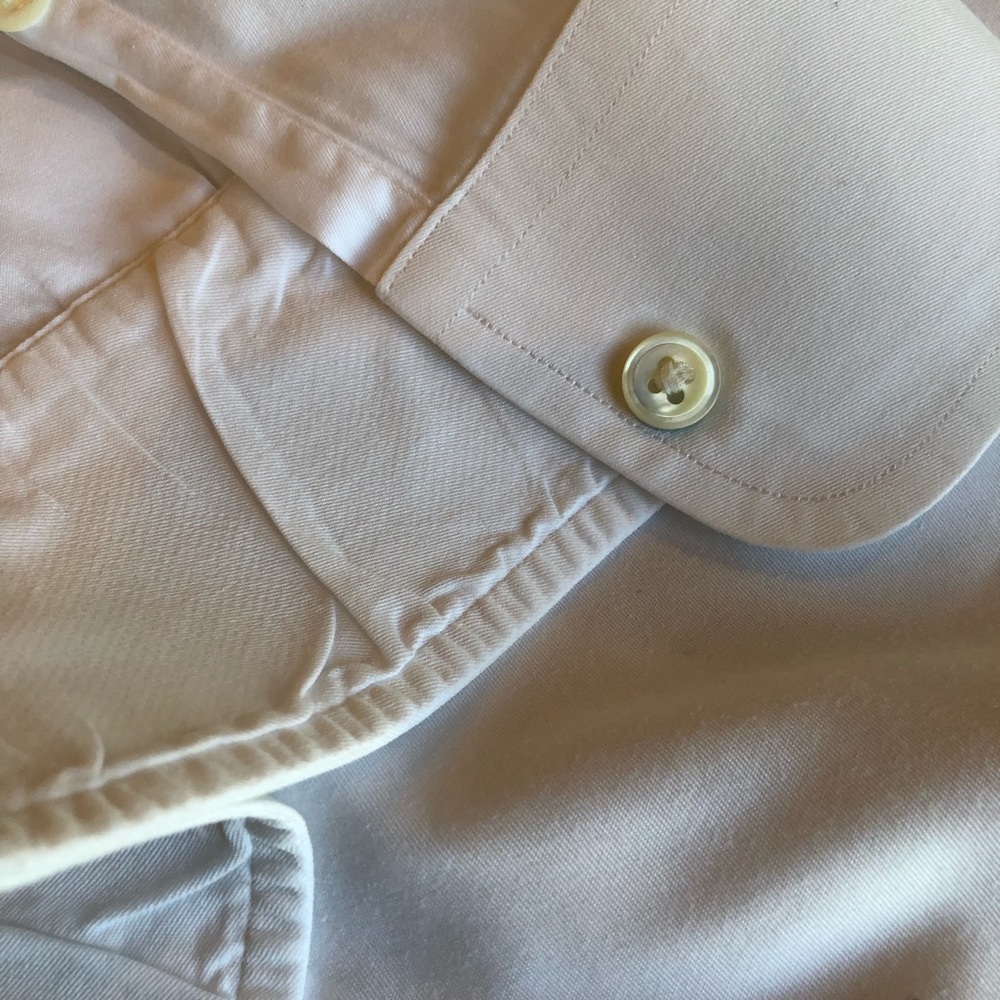 (2) Ike Behar cotton dress shirts identical 18-37 (big, like XXL) - Picture 13 of 14